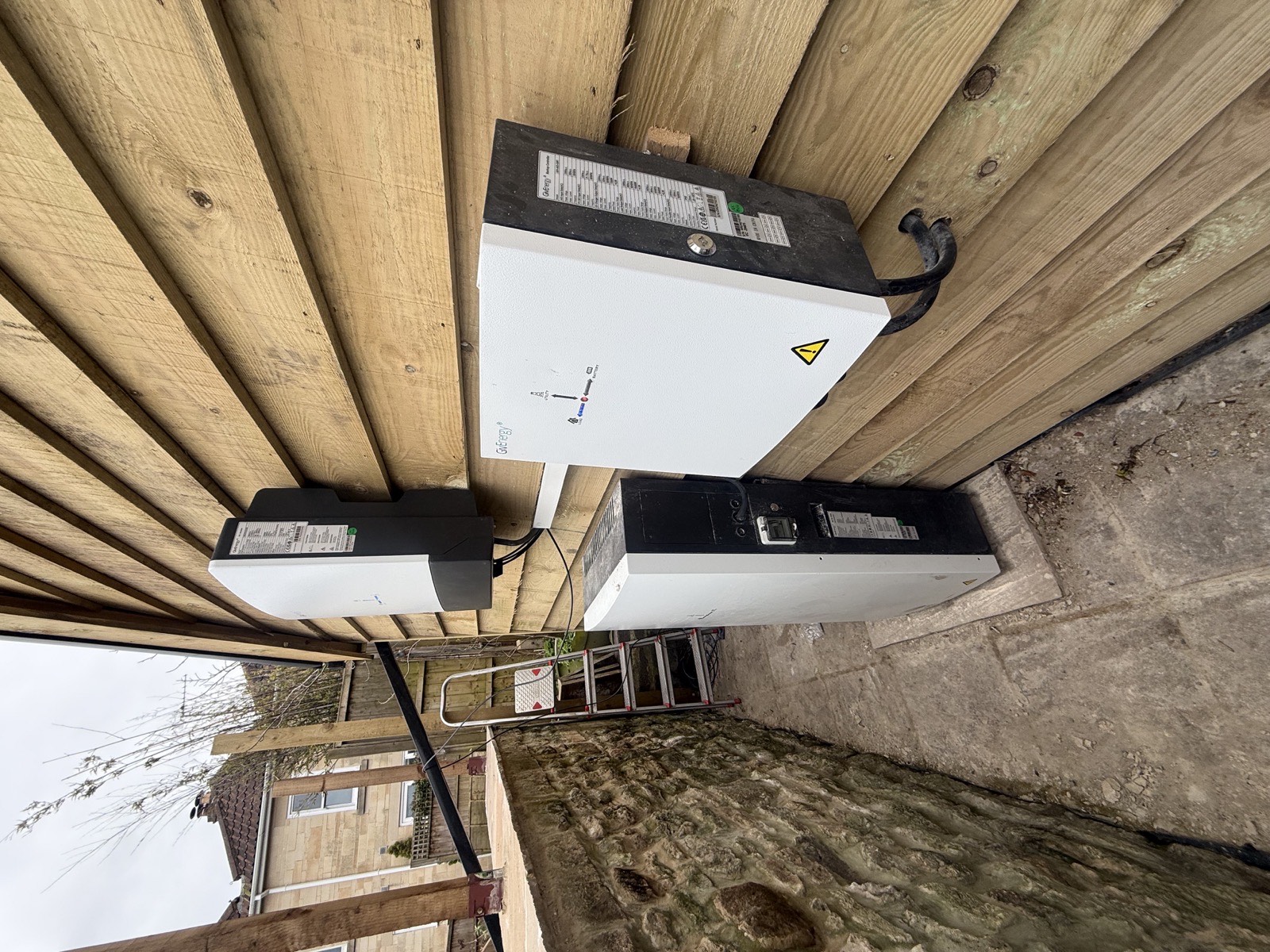 Solar panels on outbuilding Bradford on Avon